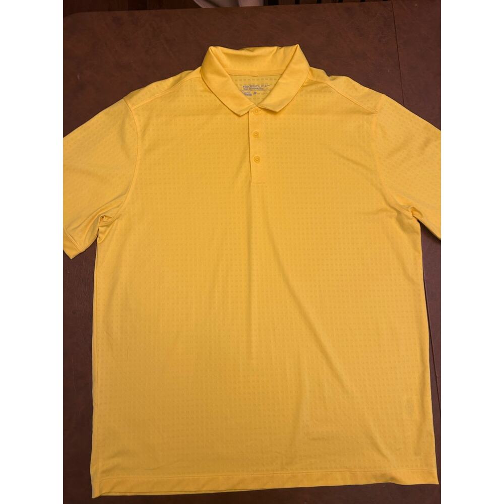 Nike Golf Tour Performance Dri-Fit Yellow Men's Polo XL